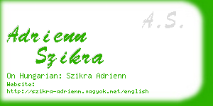 adrienn szikra business card